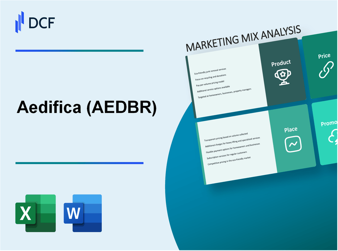 Aedifica SA (AED.BR): Marketing Mix Analysis