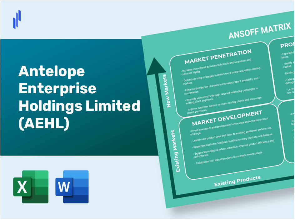 Antelope Enterprise Holdings Limited (AEHL) ANSOFF Matrix