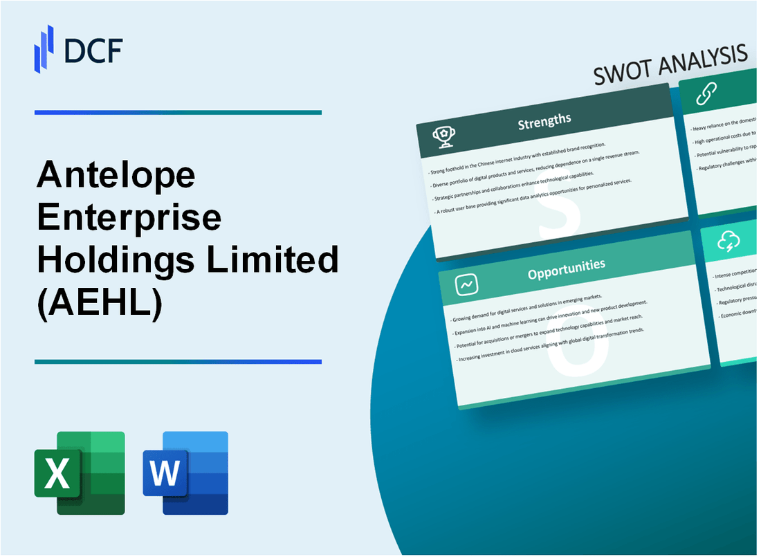 Antelope Enterprise Holdings Limited (AEHL) SWOT Analysis