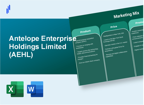 Marketing Mix Analysis of Antelope Enterprise Holdings Limited (AEHL)