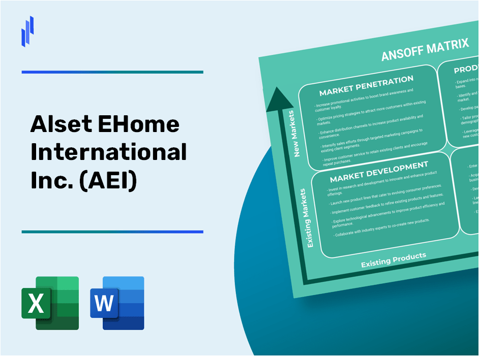 Alset EHome International Inc. (AEI)Ansoff Matrix