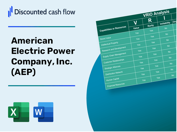 American Electric Power Company, Inc. (AEP): VRIO Analysis [10-2024 Updated]