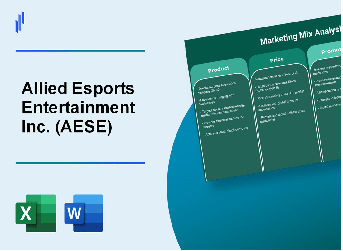 Marketing Mix Analysis of Allied Esports Entertainment Inc. (AESE)