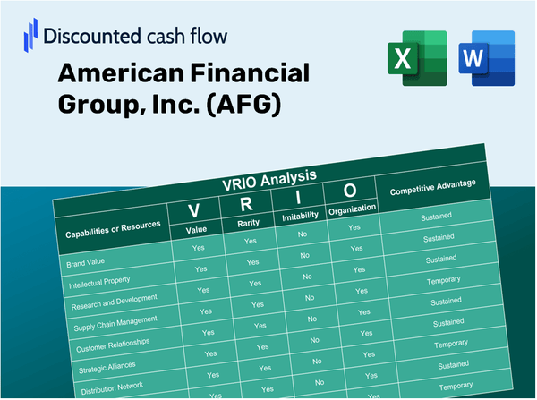 American Financial Group, Inc. (AFG): VRIO Analysis [10-2024 Updated]