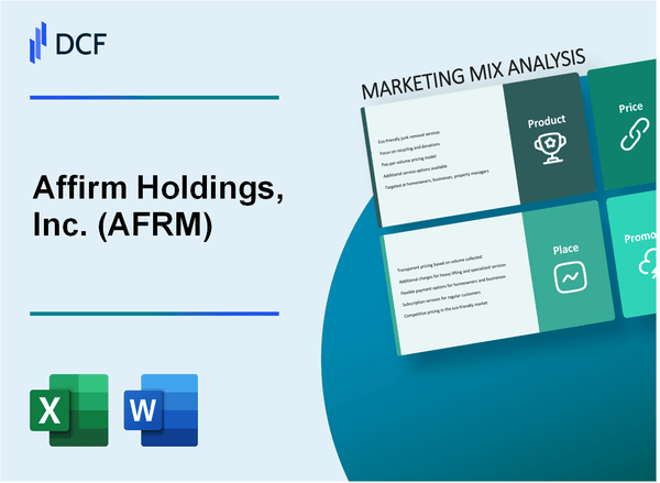 Affirm Holdings, Inc. (AFRM) Marketing Mix