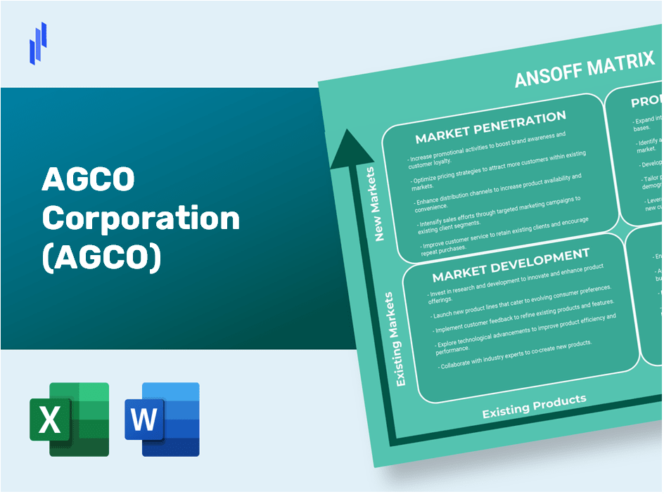 AGCO Corporation (AGCO)Ansoff Matrix