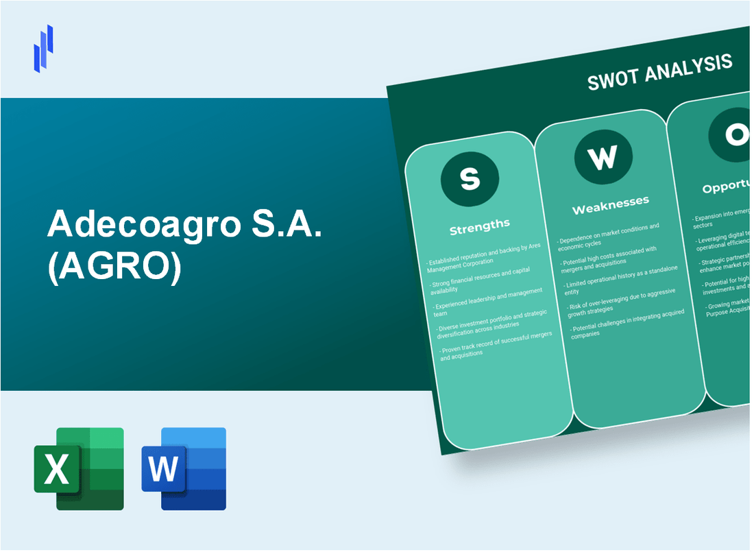 Adecoagro S.A. (AGRO) SWOT Analysis