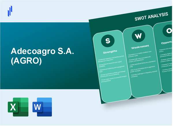 Adecoagro S.A. (AGRO) SWOT Analysis