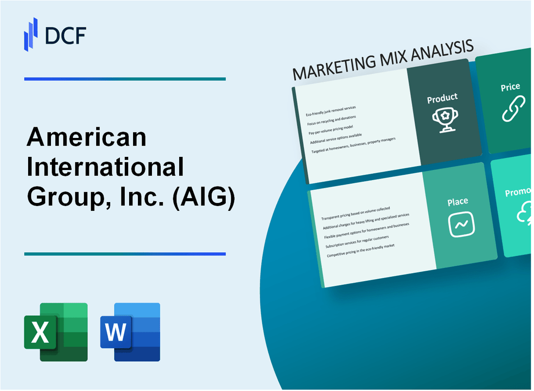 American International Group, Inc. (AIG) Marketing Mix