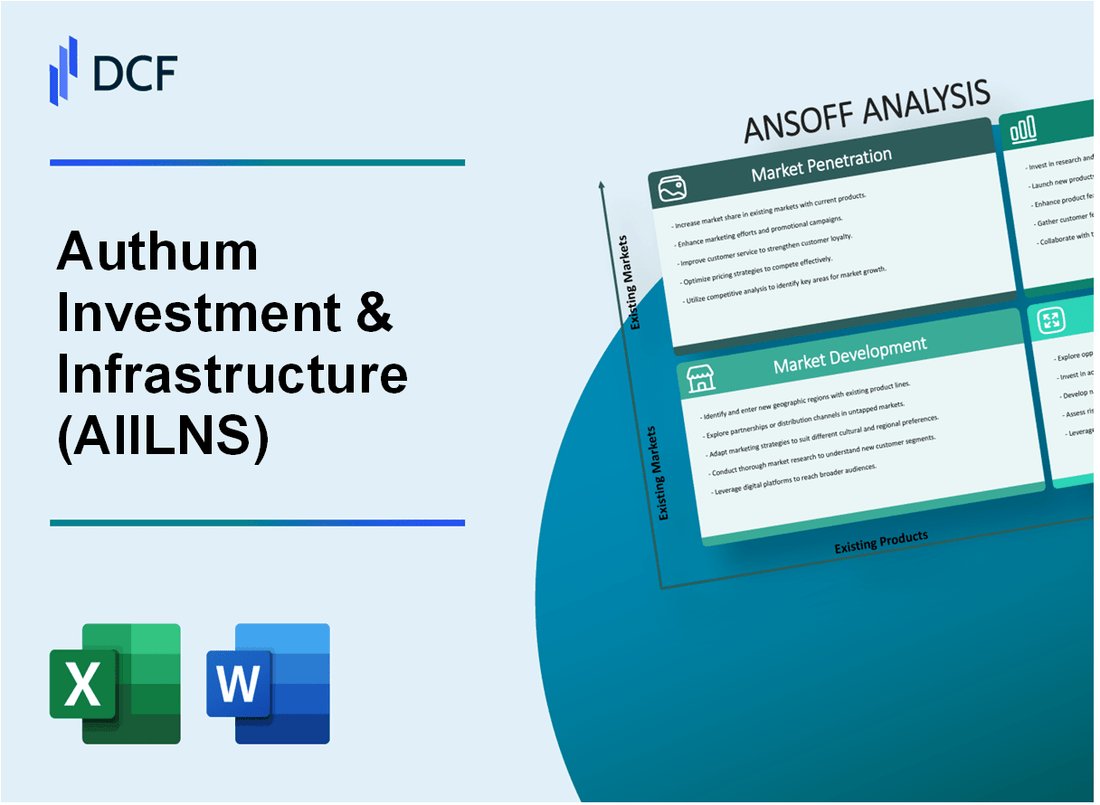 Authum Investment & Infrastructure Limited (AIIL.NS): Ansoff Matrix