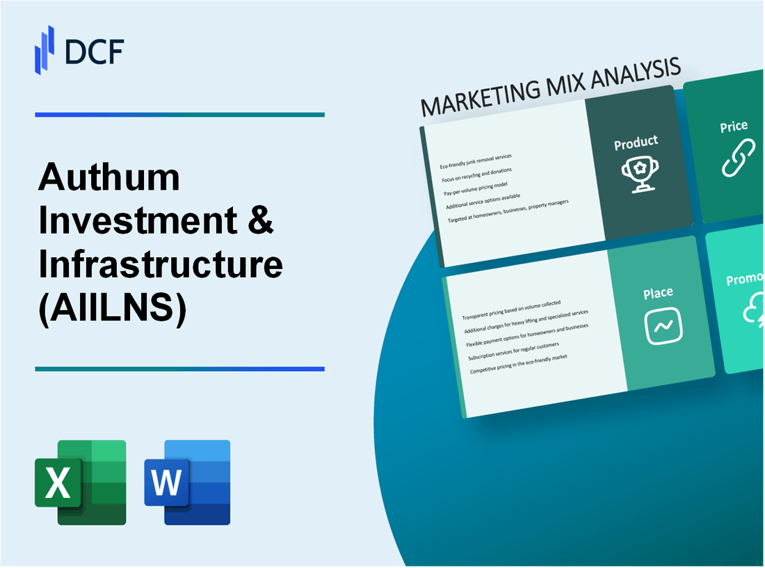 Authum Investment & Infrastructure Limited (AIIL.NS): Marketing Mix Analysis