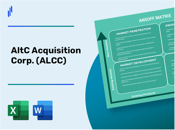 AltC Acquisition Corp. (ALCC)Ansoff Matrix