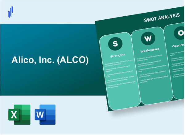 Alico, Inc. (ALCO) SWOT Analysis