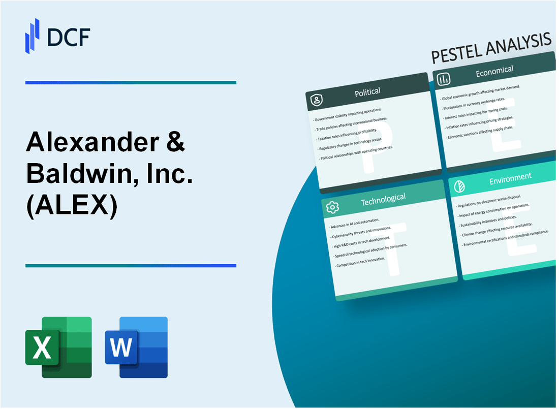 Alexander & Baldwin, Inc. (ALEX) PESTLE Analysis