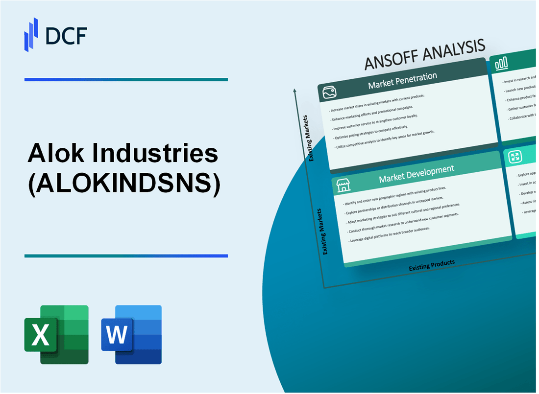 Alok Industries Limited (ALOKINDS.NS): Ansoff Matrix