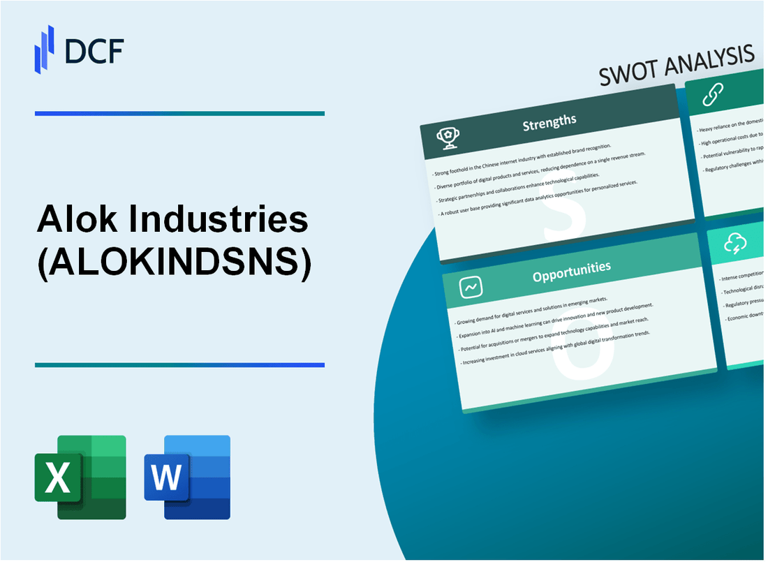 Alok Industries Limited (ALOKINDS.NS): SWOT Analysis