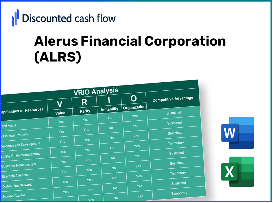 Alerus Financial Corporation (ALRS) VRIO Analysis