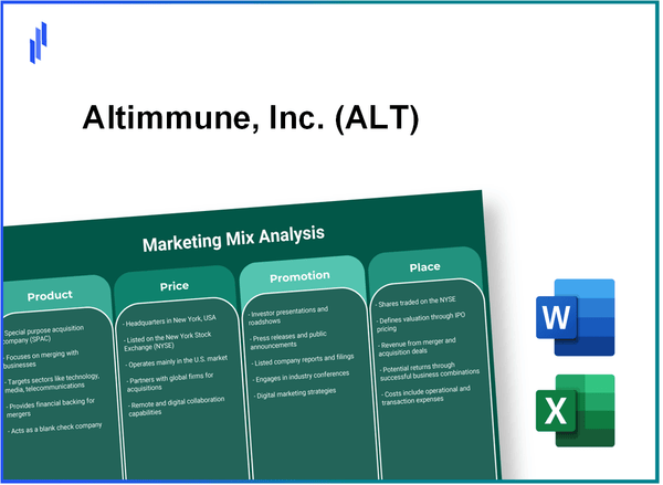 Marketing Mix Analysis of Altimmune, Inc. (ALT)