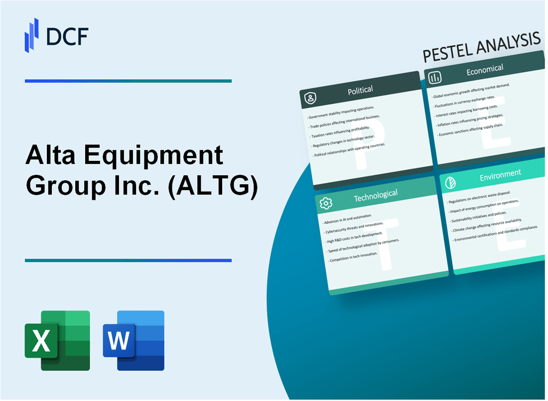 Alta Equipment Group Inc. (ALTG) PESTLE Analysis