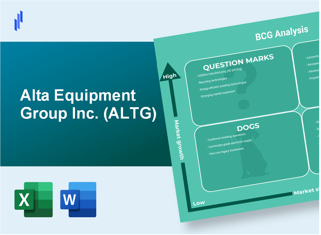 Alta Equipment Group Inc. (ALTG) BCG Matrix Analysis