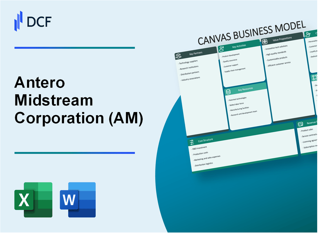 Antero Midstream Corporation (AM) Business Model Canvas