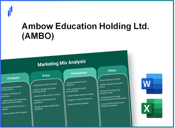 Marketing Mix Analysis of Ambow Education Holding Ltd. (AMBO)