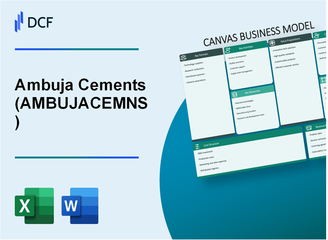 Ambuja Cements Limited (AMBUJACEM.NS): Canvas Business Model