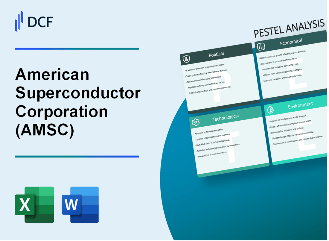 American Superconductor Corporation (AMSC) PESTLE Analysis