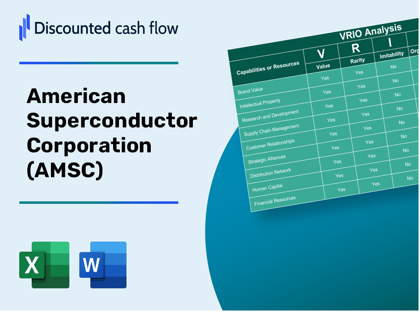 American Superconductor Corporation (AMSC): VRIO Analysis [10-2024 Updated]