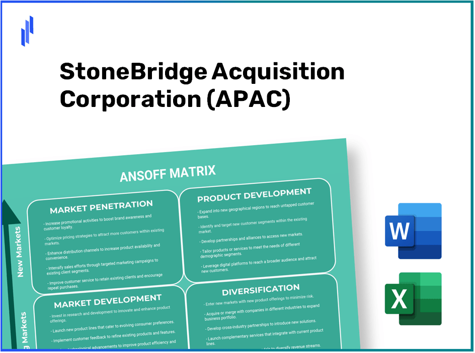 StoneBridge Acquisition Corporation (APAC)Ansoff Matrix