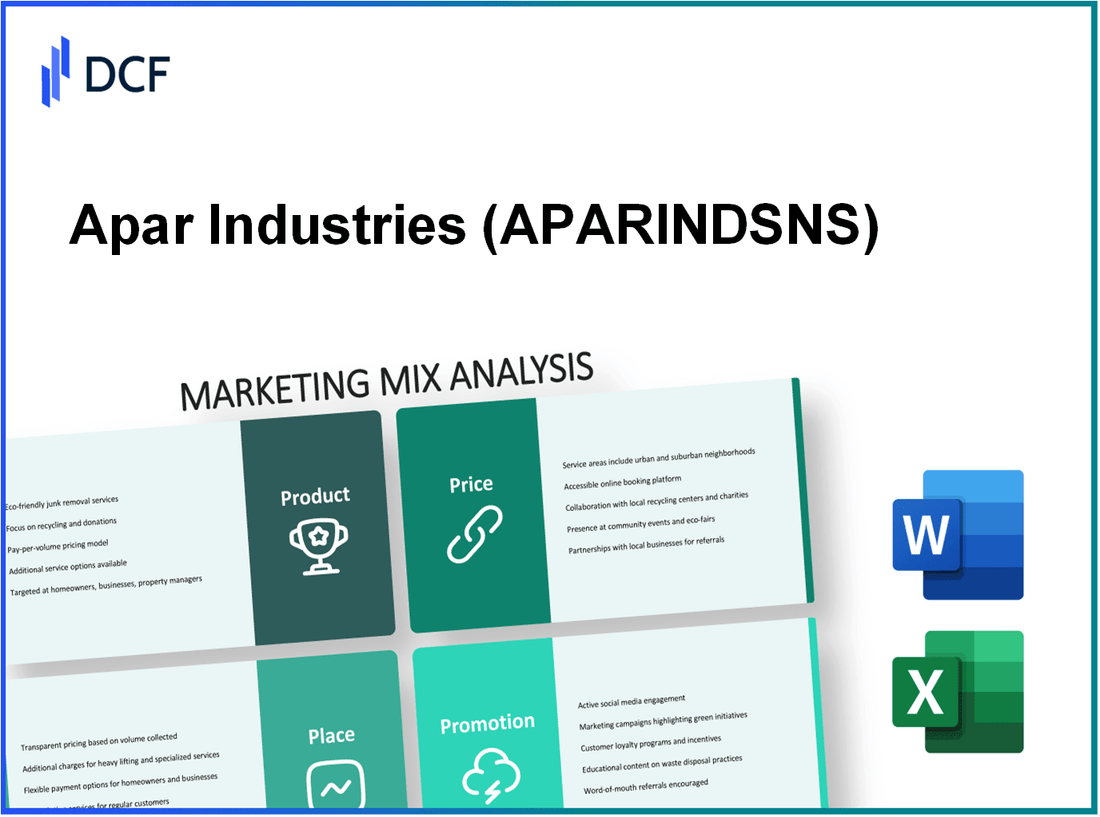 Apar Industries Limited (APARINDS.NS): Marketing Mix Analysis