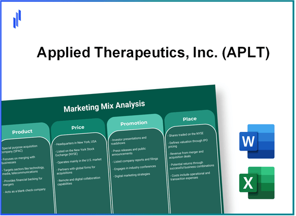 Marketing Mix Analysis of Applied Therapeutics, Inc. (APLT)