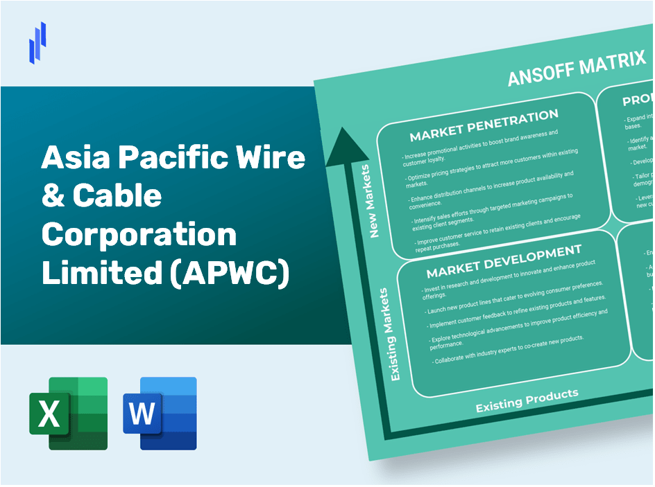 Asia Pacific Wire & Cable Corporation Limited (APWC) ANSOFF Matrix