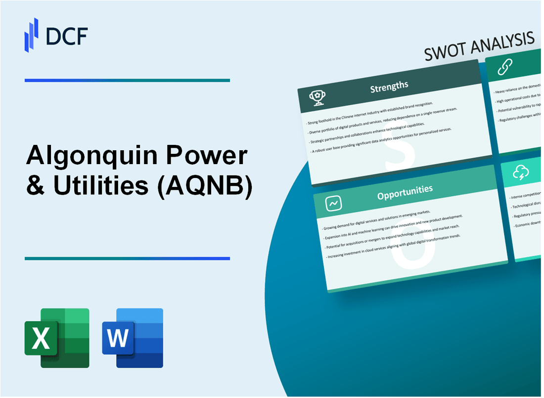 Algonquin Power & Utilities Cor (AQNB): SWOT Analysis