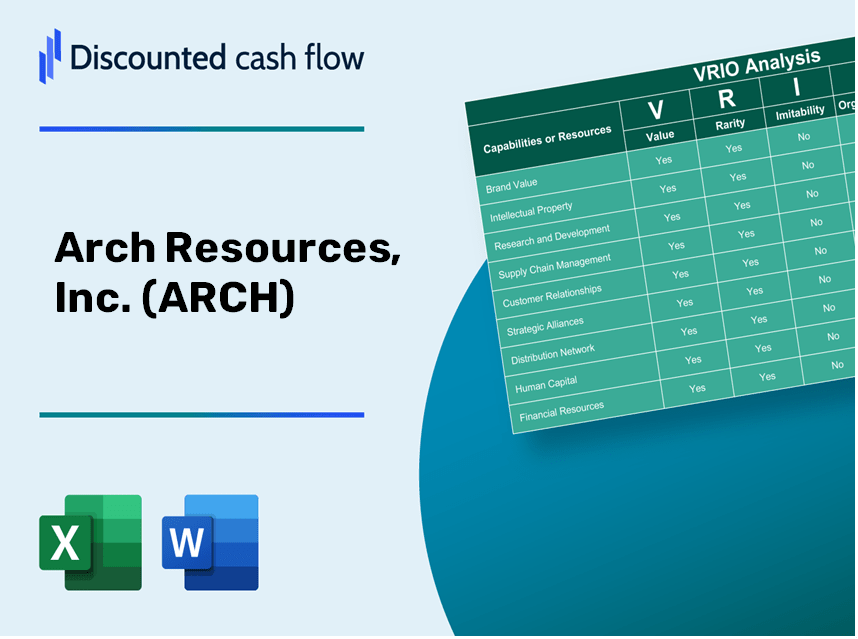 Arch Resources, Inc. (ARCH) VRIO Analysis