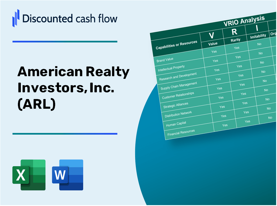 American Realty Investors, Inc. (ARL): VRIO Analysis [10-2024 Updated]