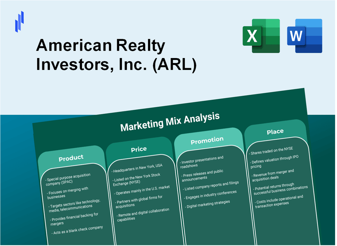 Marketing Mix Analysis of American Realty Investors, Inc. (ARL)