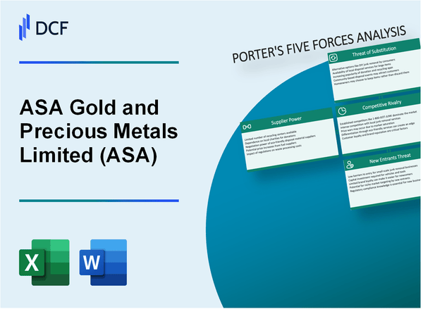 ASA Gold and Precious Metals Limited (ASA) Porter's Five Forces Analysis