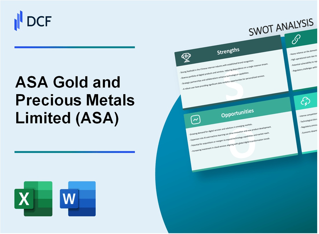 ASA Gold and Precious Metals Limited (ASA) SWOT Analysis