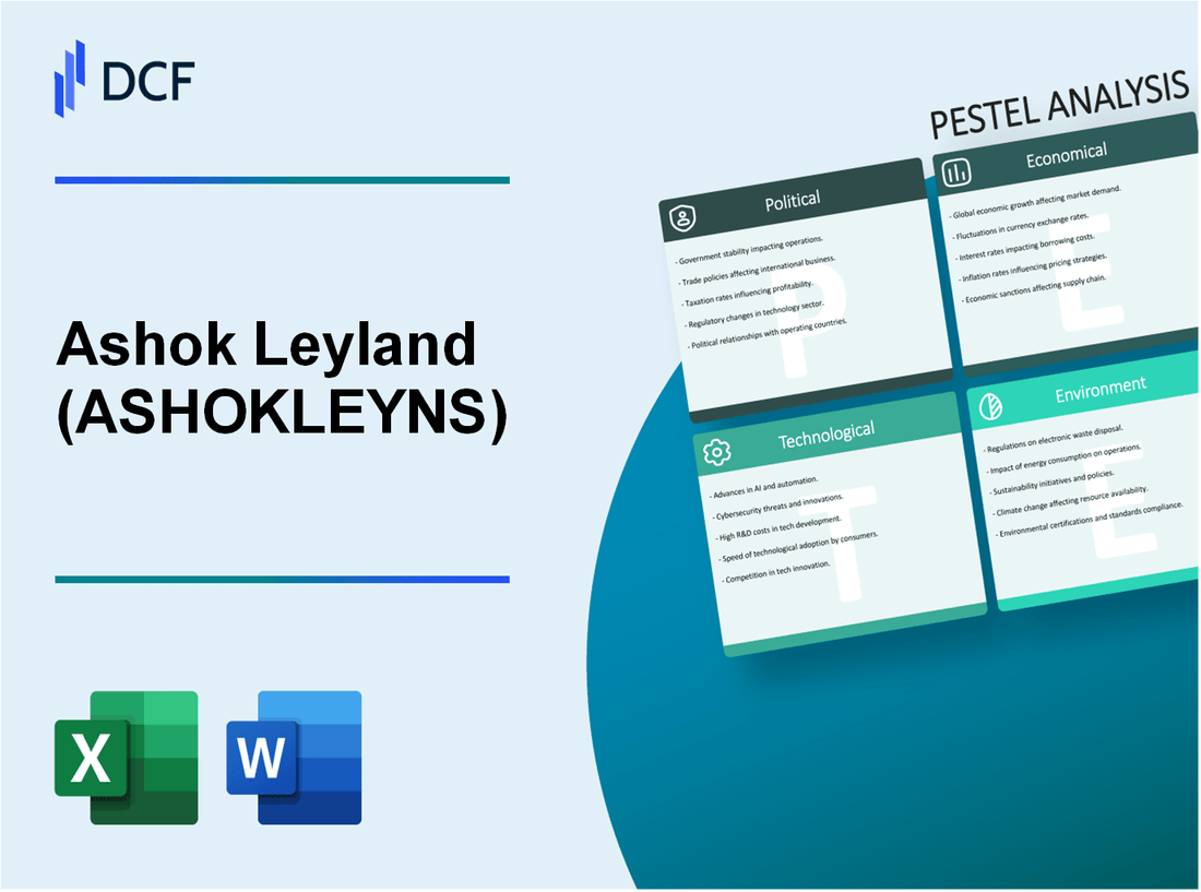 Ashok Leyland Limited (ASHOKLEY.NS): PESTEL Analysis