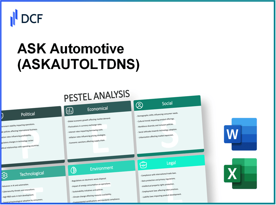 ASK Automotive Limited (ASKAUTOLTD.NS): PESTEL Analysis