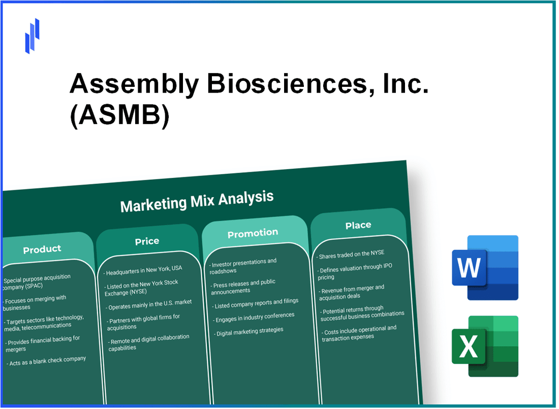 Marketing Mix Analysis of Assembly Biosciences, Inc. (ASMB)