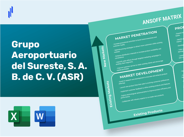 Grupo Aeroportuario del Sureste, S. A. B. de C. V. (ASR)Ansoff Matrix