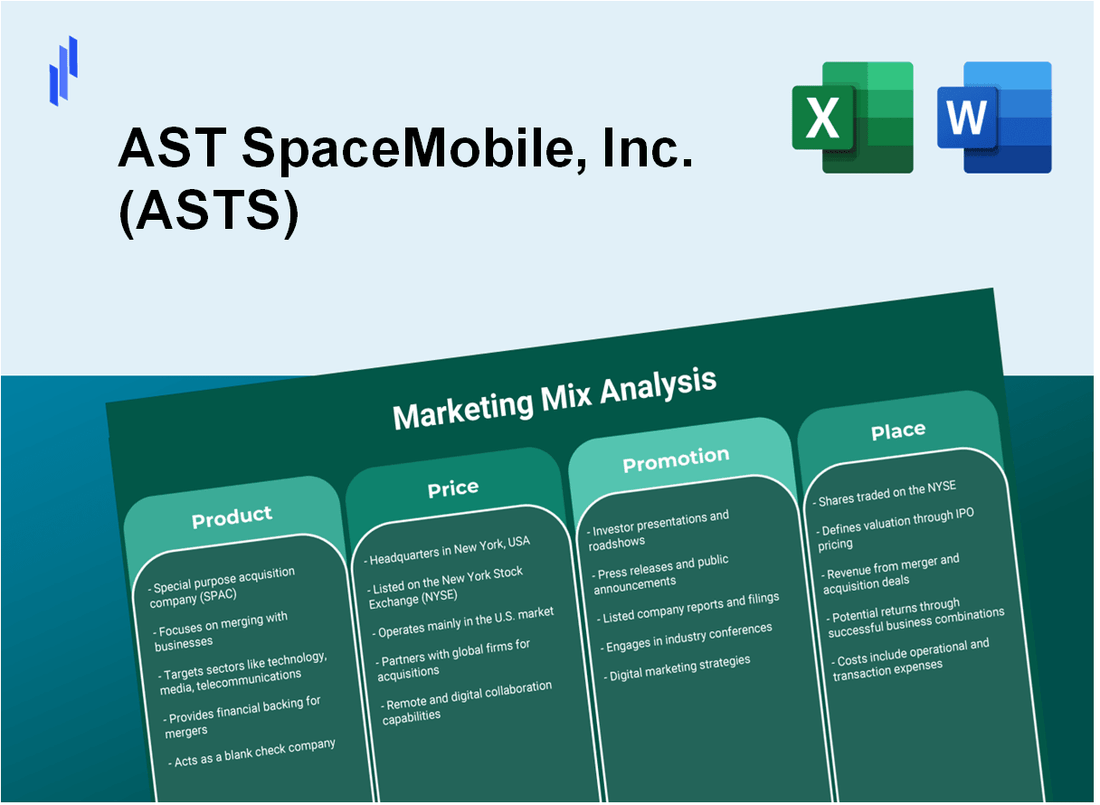 Marketing Mix Analysis of AST SpaceMobile, Inc. (ASTS)