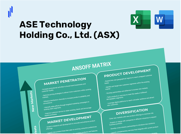 ASE Technology Holding Co., Ltd. (ASX)Ansoff Matrix