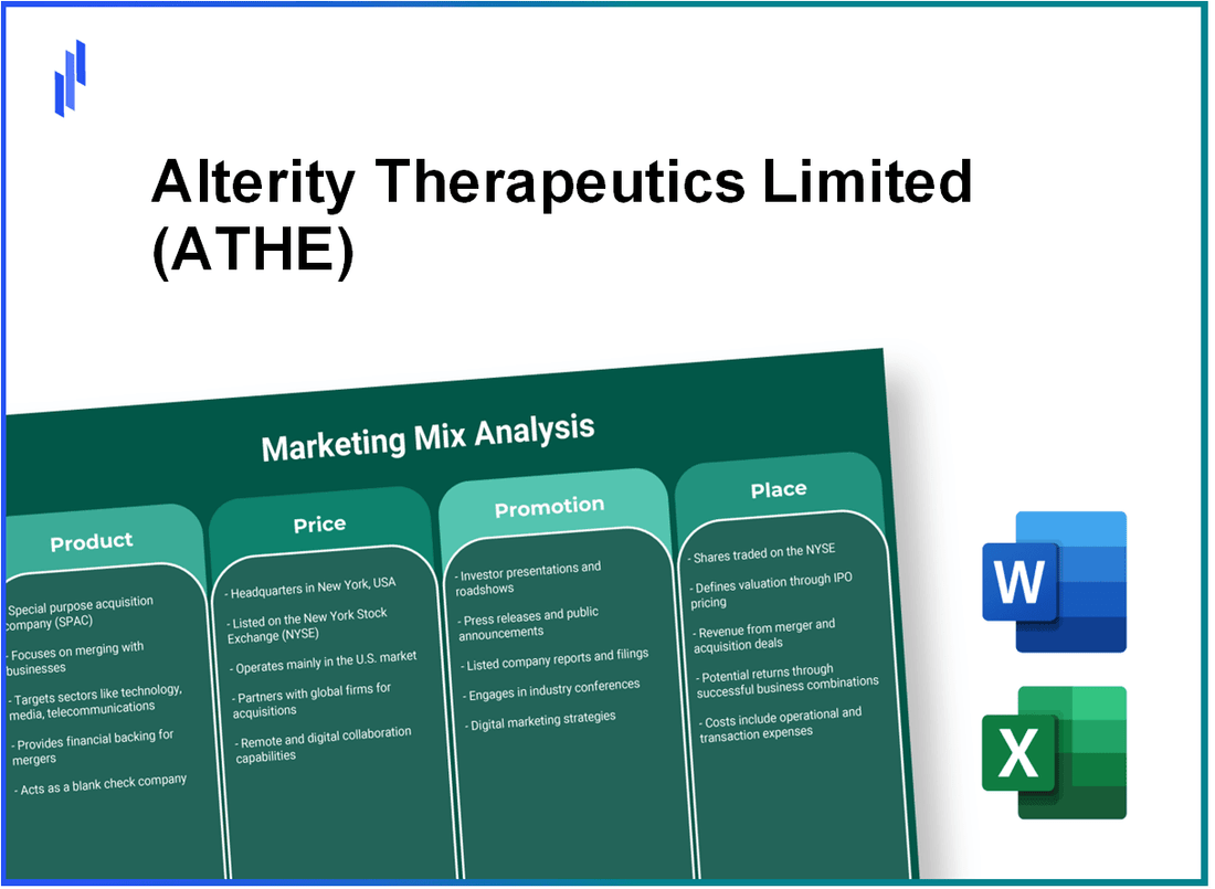 Marketing Mix Analysis of Alterity Therapeutics Limited (ATHE)