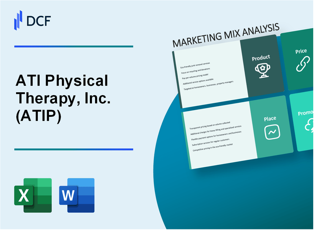 ATI Physical Therapy, Inc. (ATIP) Marketing Mix