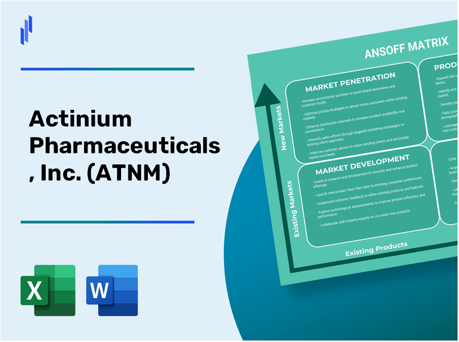 Actinium Pharmaceuticals, Inc. (ATNM)Ansoff Matrix