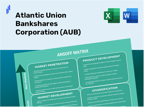 Atlantic Union Bankshares Corporation (AUB)Ansoff Matrix