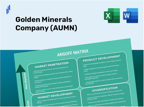 Golden Minerals Company (AUMN)Ansoff Matrix